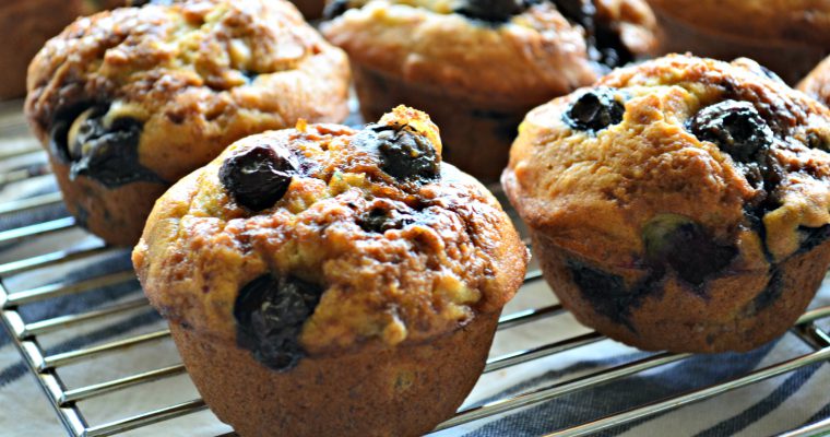 Blueberry Banana Muffins/Loaf (Sugar free)