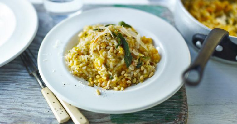 Roasted Butternut Squash and Sage Risotto